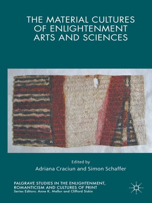 cover image of The Material Cultures of Enlightenment Arts and Sciences